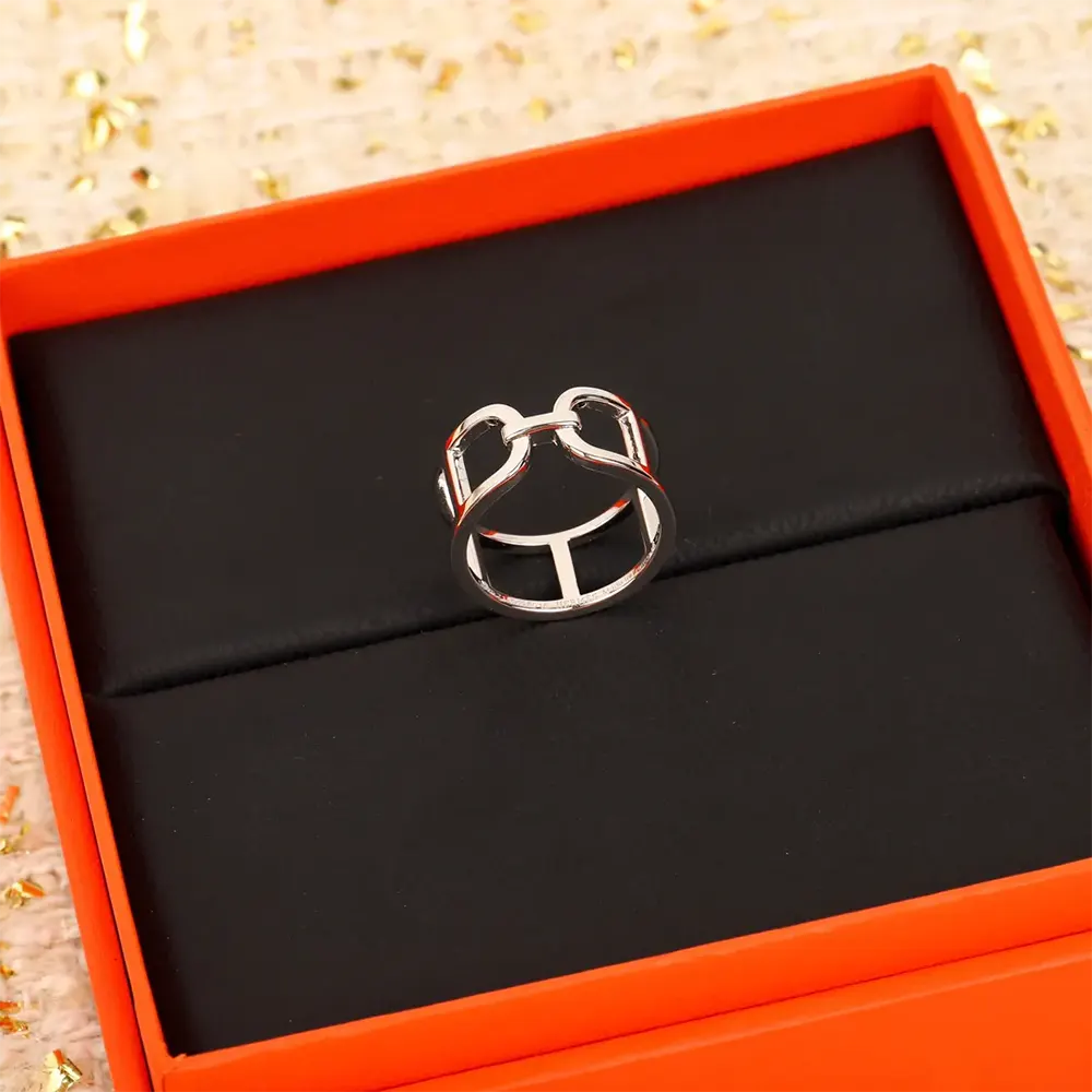 Hermes Women Ever Chaine D Ancre Ring Medium Model - image 7