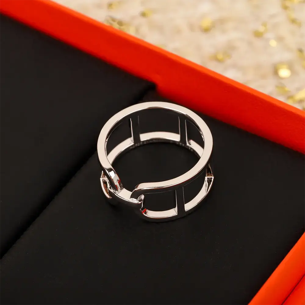 Hermes Women Ever Chaine D Ancre Ring Medium Model - image 5
