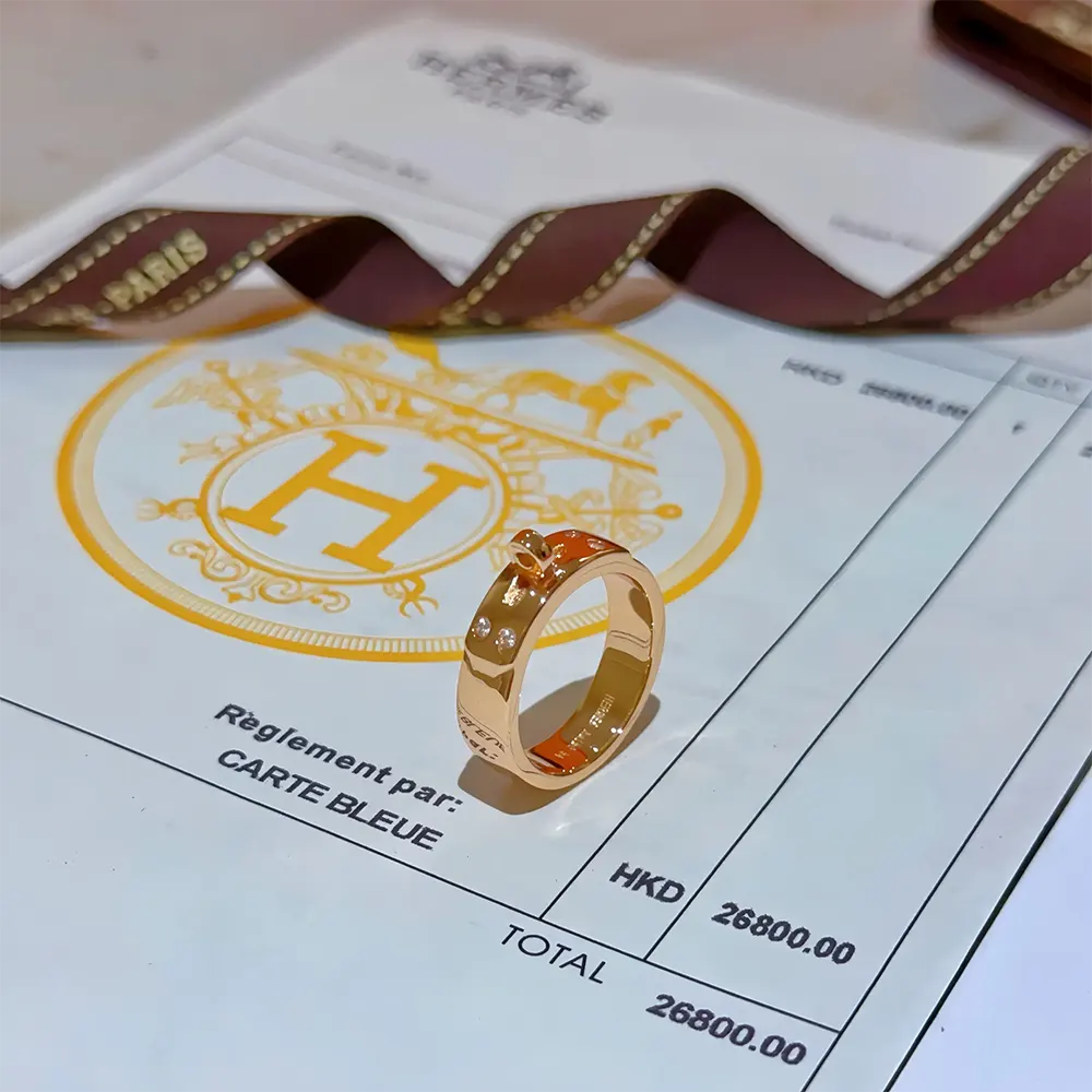 Hermes Women Kelly Ring Small Model H109041B - image 4