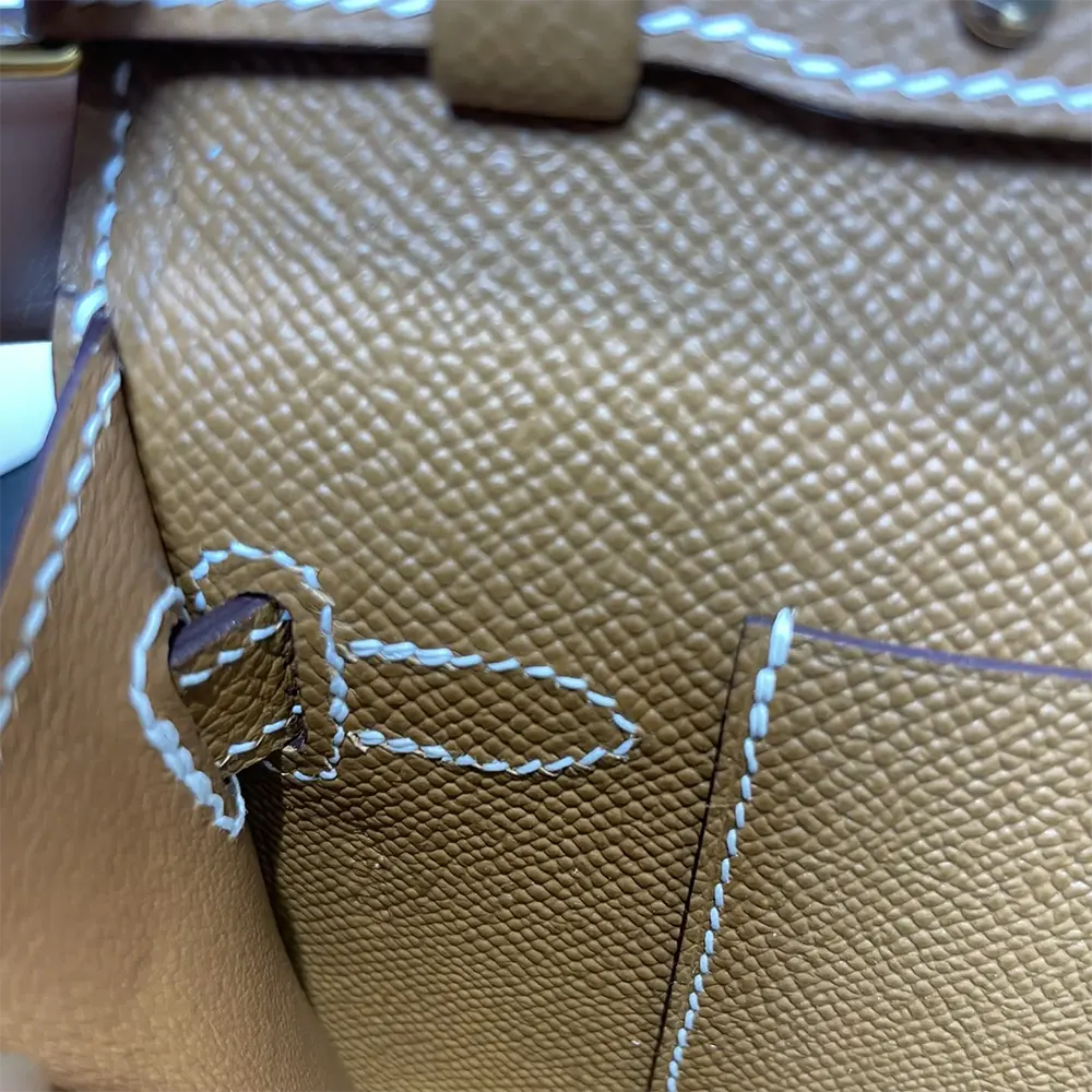Hermes Women Kelly To Go in Epsom Leather-Brown/Gold - image 10