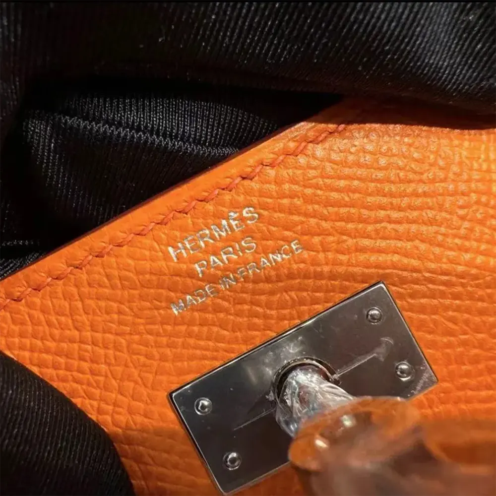 Hermes Women Kelly To Go in Epsom Leather-Orange - image 11