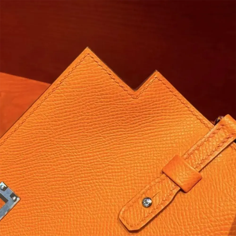 Hermes Women Kelly To Go in Epsom Leather-Orange - image 10