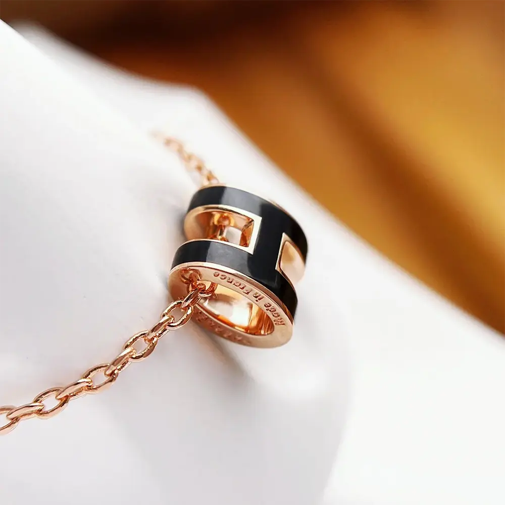 Hermes Women Mini Pop H Pendant-Black H147992F 03 - image 7