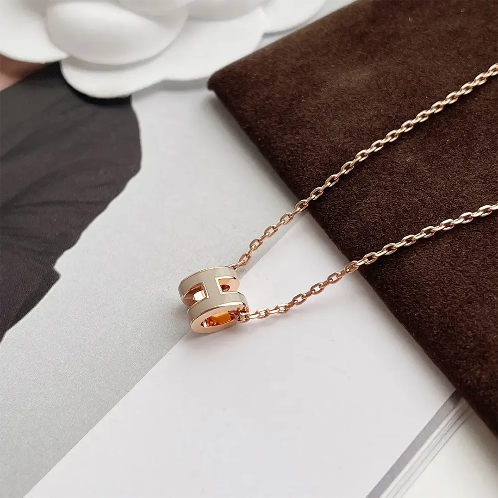 Hermes Women Mini Pop H Pendant-Gray H147992F 55 - image 5