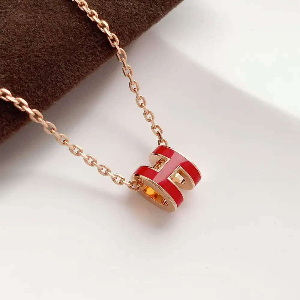 Hermes Women Mini Pop H Pendant-Red H147992F B7 - image 4
