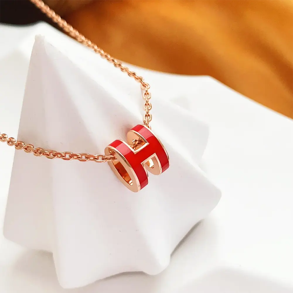 Hermes Women Mini Pop H Pendant-Red H147992F B7 - image 6