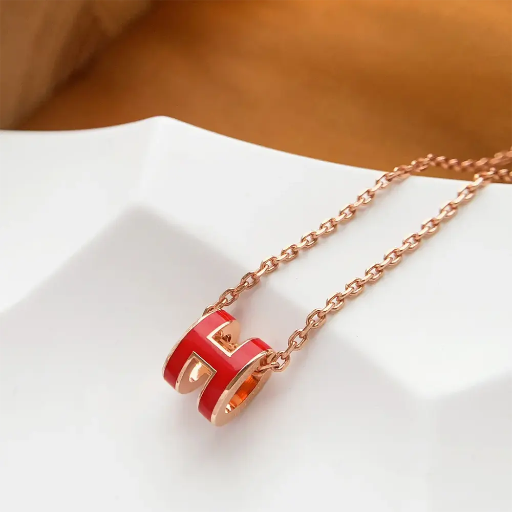Hermes Women Mini Pop H Pendant-Red H147992F B7 - image 5