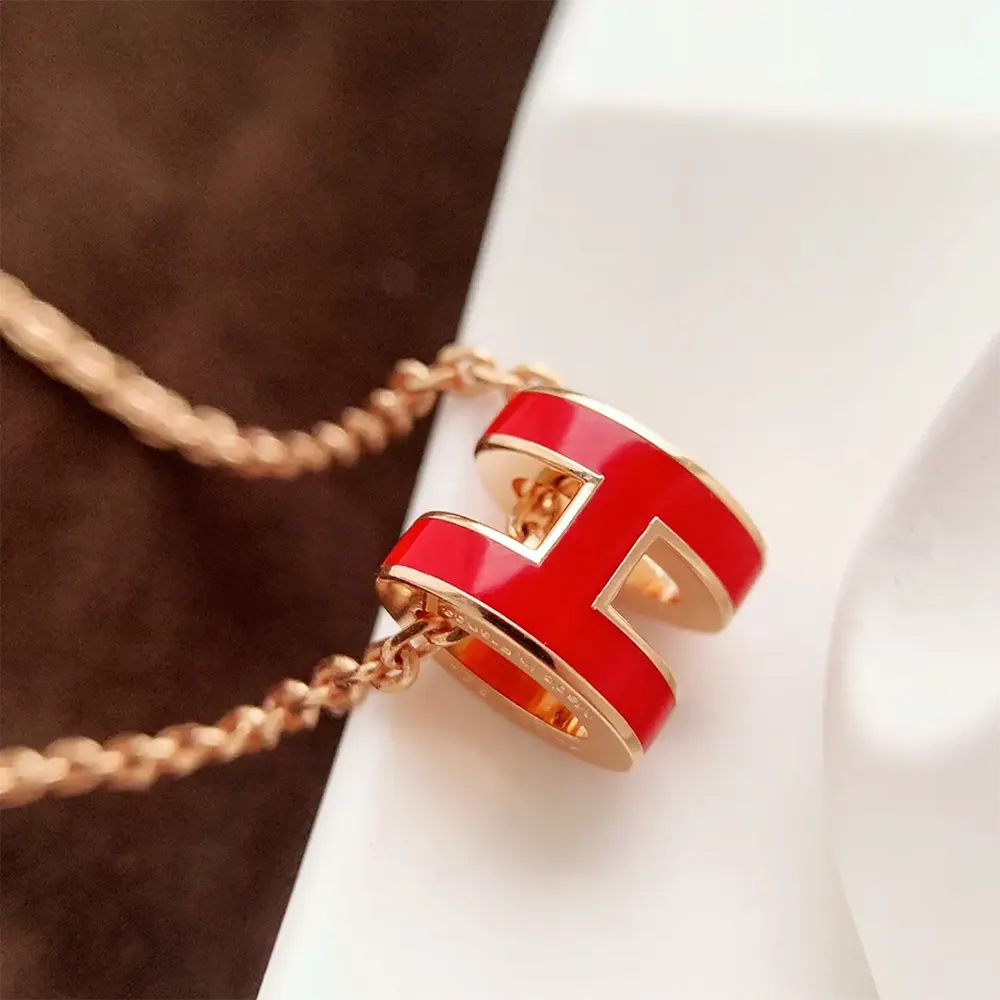 Hermes Women Mini Pop H Pendant-Red H147992F B7 - image 8