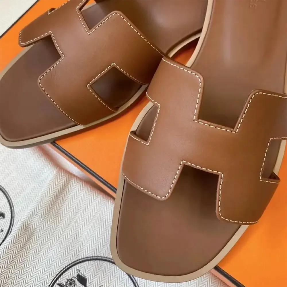 Hermes Women Oran Sandal-Brown - image 6