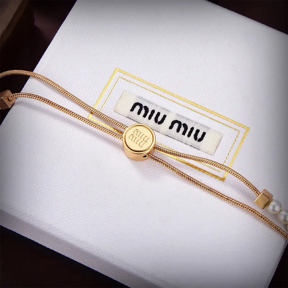 Miu Miu Women Metal Choker with Artificial Pearls - image 6