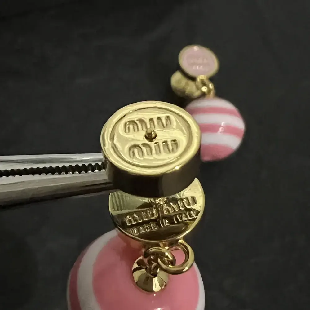Miu Miu Women Metal and Pearl Earrings - image 6