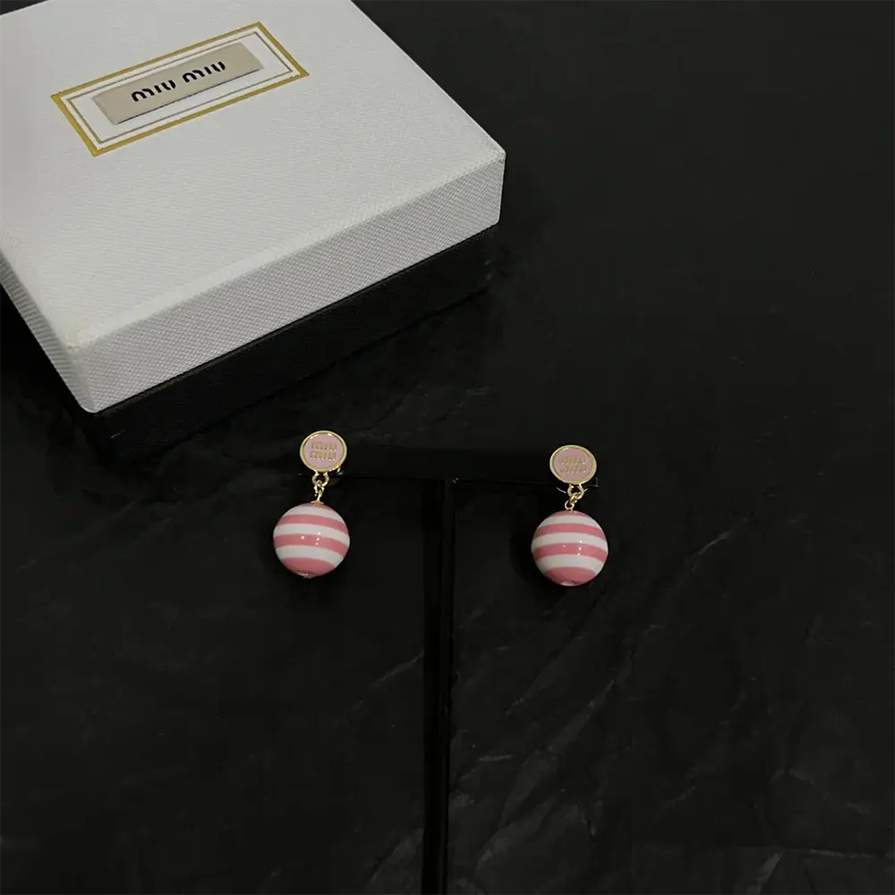 Miu Miu Women Metal and Pearl Earrings - image 5