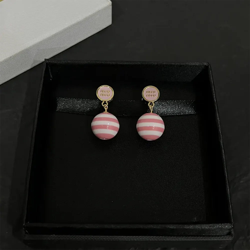 Miu Miu Women Metal and Pearl Earrings - image 4