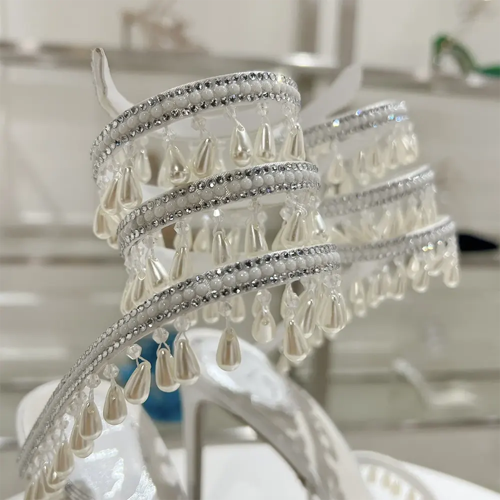 Rene Caovilla Women Chandelier Ivory Sandal 105 - image 10