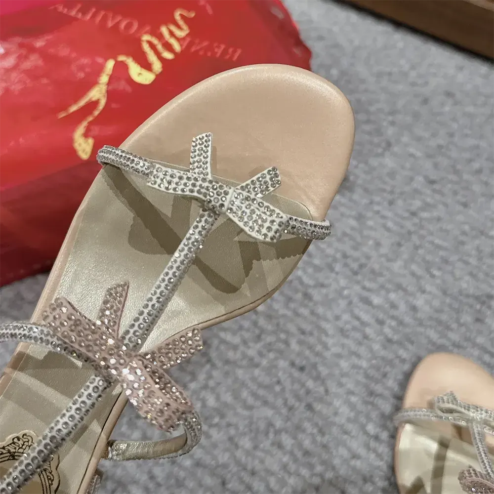 Rene Caovilla Women Sandals with Ankle Laces Caterina - image 7