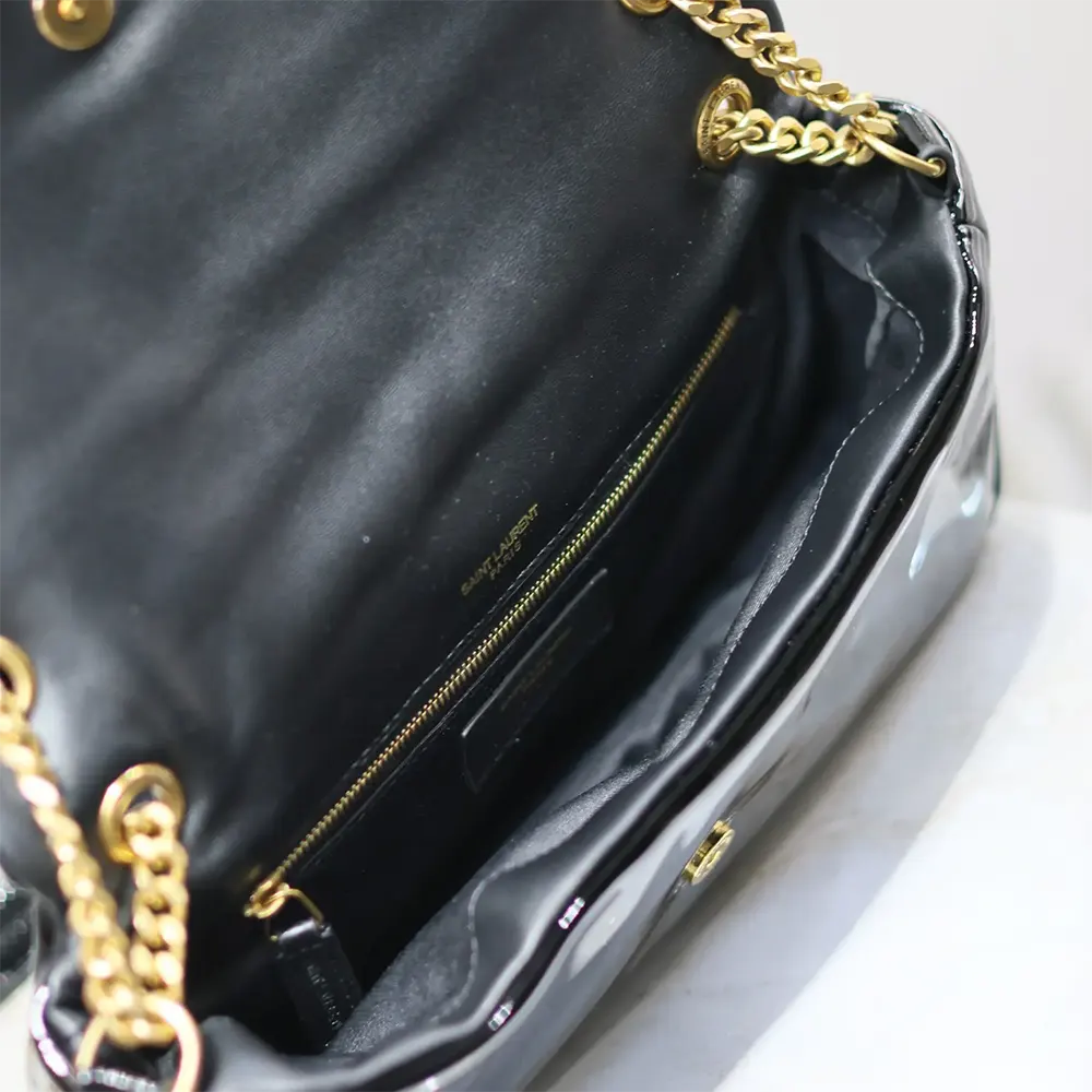 Saint Laurent YSL Women Calypso Small in Patent Leather - image 10