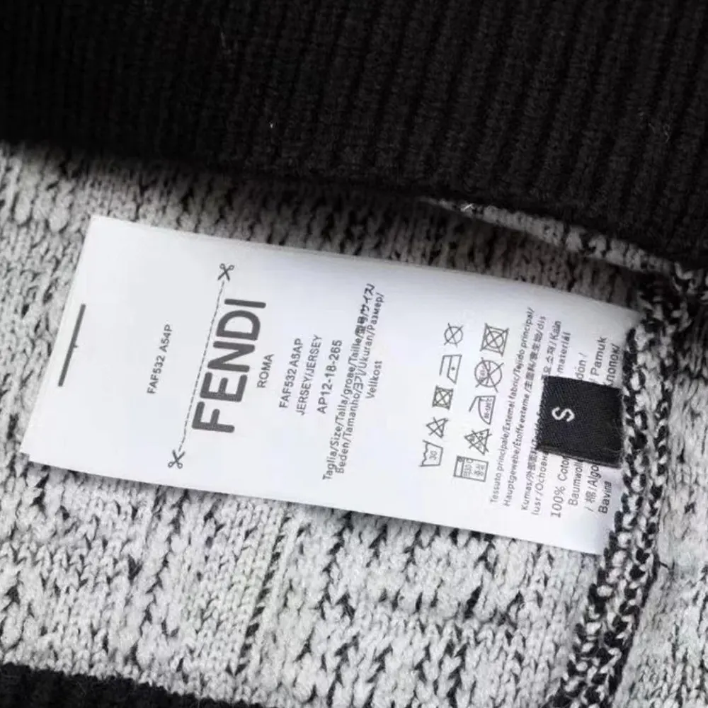 Fendi Men Cardigan Black FF Cashmere Cardigan - image 7