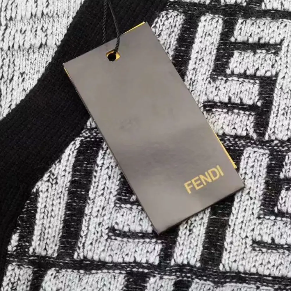 Fendi Men Cardigan Black FF Cashmere Cardigan - image 6