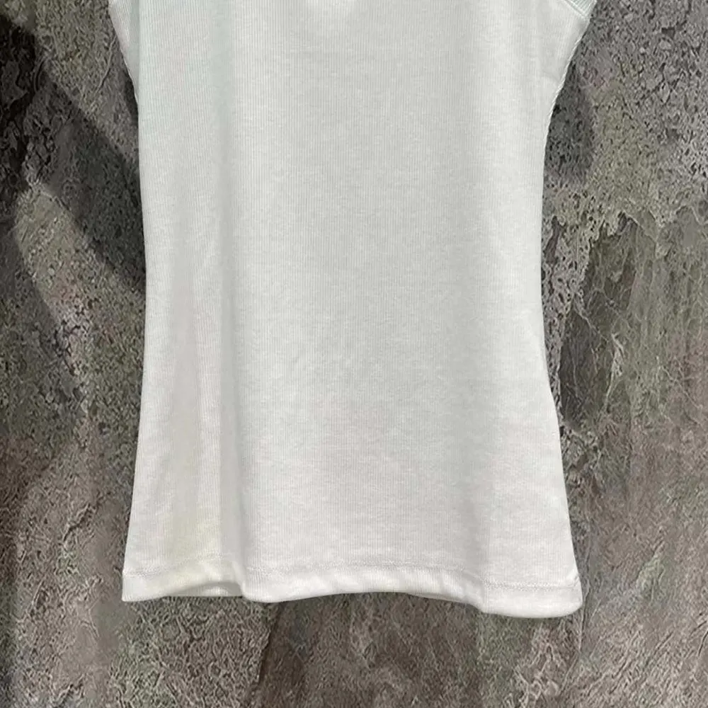Loewe Women Anagram Tank Top in Cotton-White - image 6