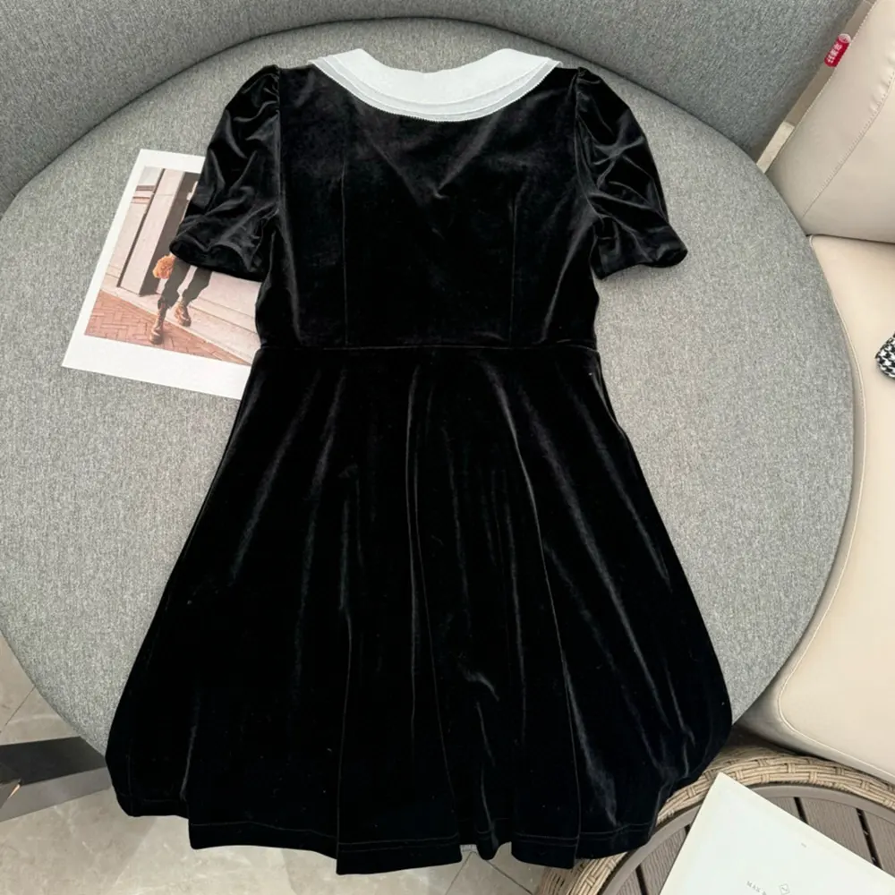 Miu Miu Women Velvet Minidress MF5217_10BA_F0002_S_OOO - image 5