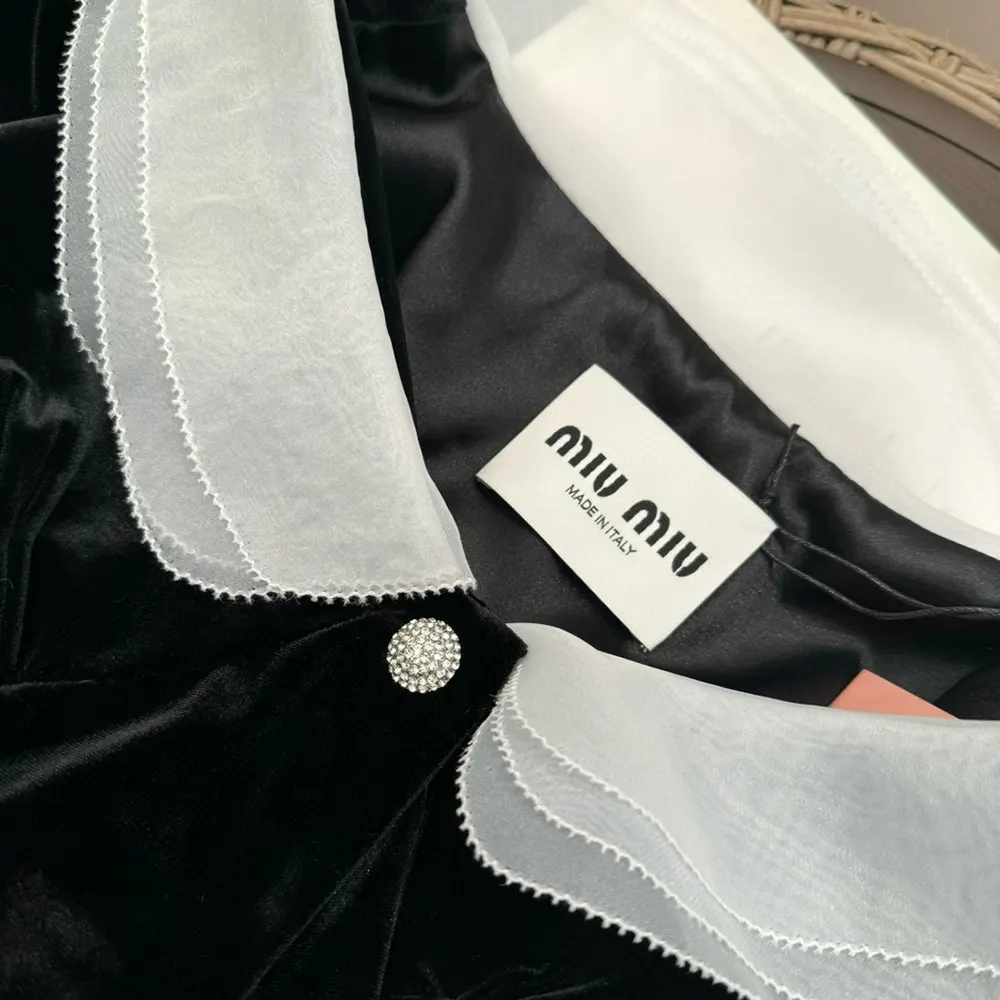 Miu Miu Women Velvet Minidress MF5217_10BA_F0002_S_OOO - image 9