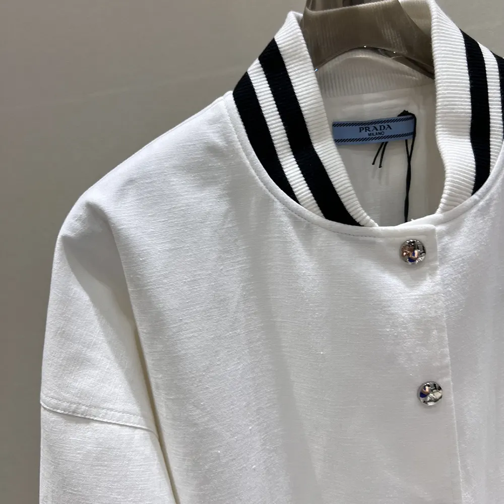 Prada Men Kid Mohair Bomber Jacket with Patches - image 6