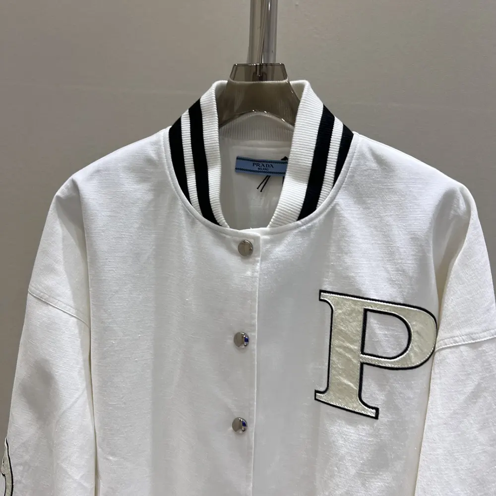 Prada Men Kid Mohair Bomber Jacket with Patches - image 4