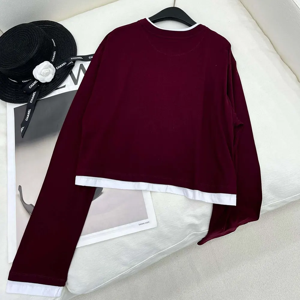 Prada Women Long-sleeved Jersey T-shirt - image 4