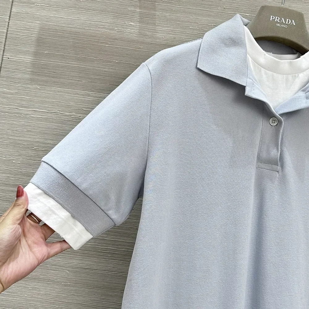 Prada Women Piqué and Jersey Dress - image 7