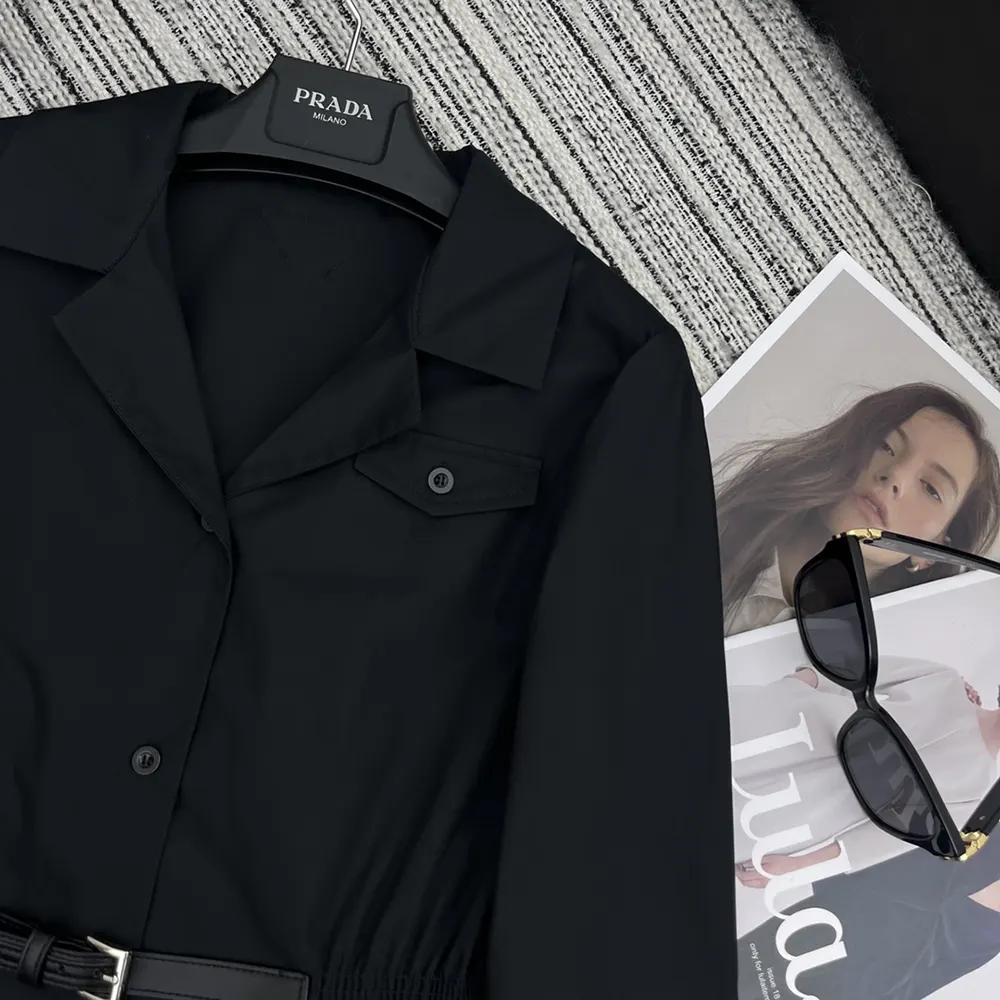 Prada Women Poplin Mini-dress P3N15E_1XV2_F0002_S_OOO - image 9