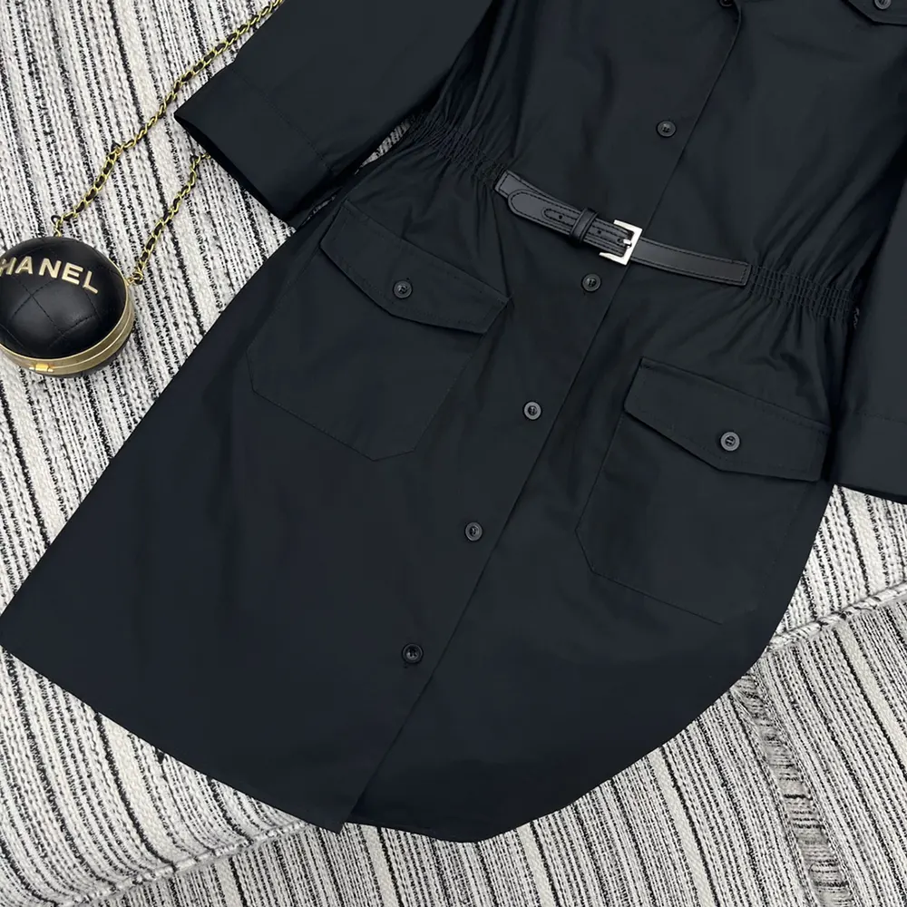 Prada Women Poplin Mini-dress P3N15E_1XV2_F0002_S_OOO - image 7