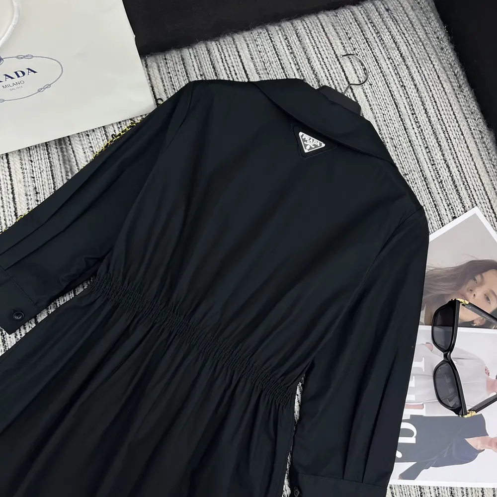 Prada Women Poplin Mini-dress P3N15E_1XV2_F0002_S_OOO - image 5