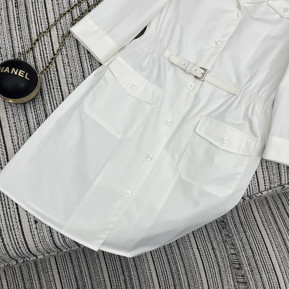Prada Women Poplin Mini-dress P3N15E_1XV2_F0009_S_OOO - image 9