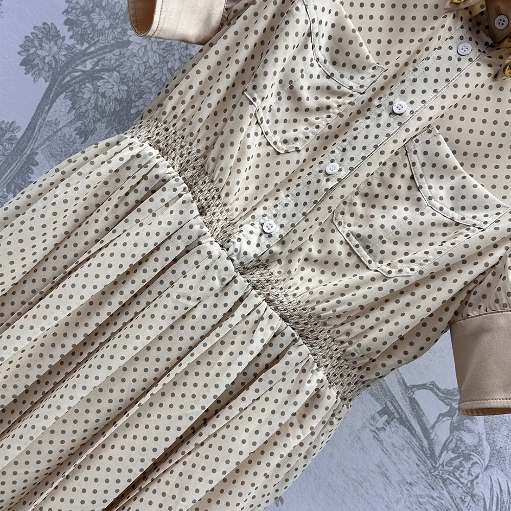 Prada Women Printed Georgette Dress P3L82_14JB_F0304_S_OOO - image 9