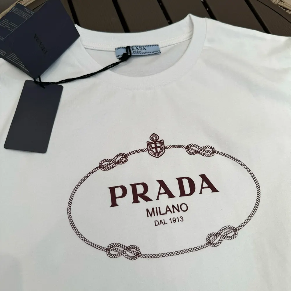 Prada Women Printed Jersey T-shirt in Ivory 3549B_15D3_F0XPE - image 7