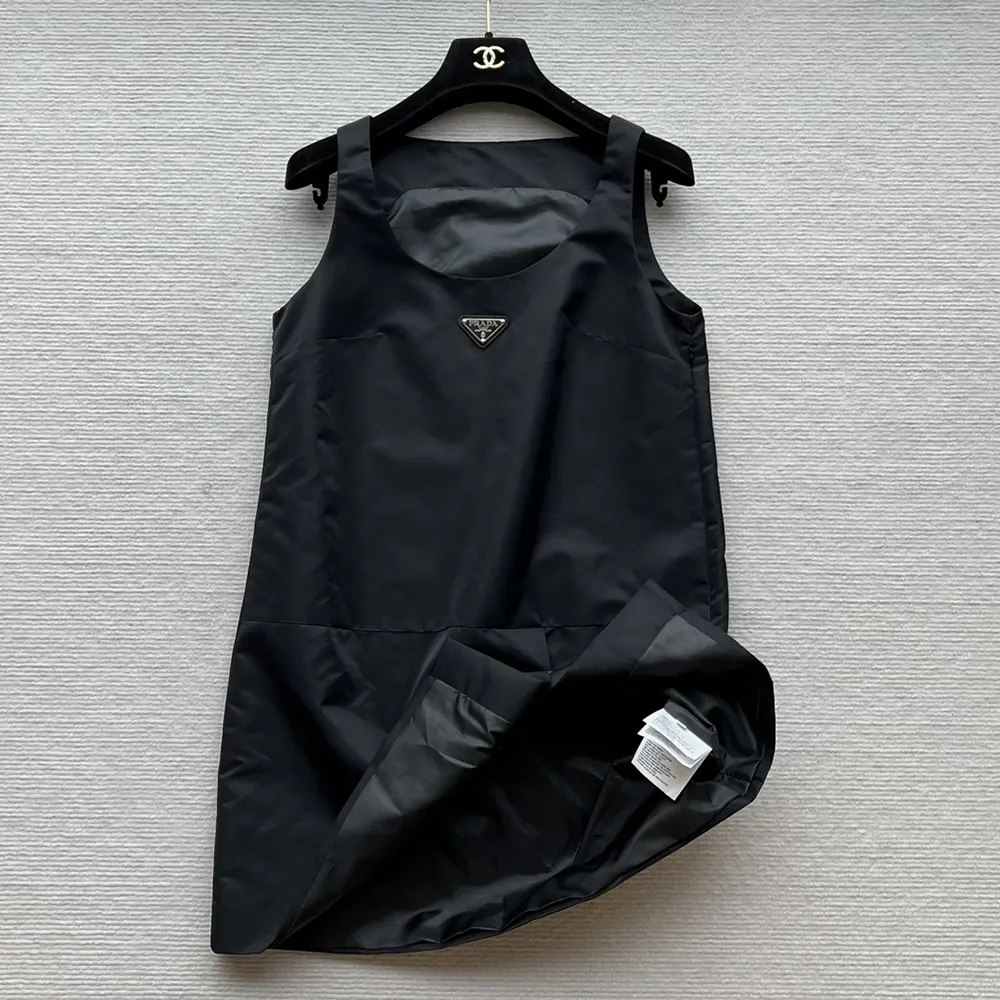 Prada Women Sleeveless Re-Nylon Dress 230715_1WQ8_F0002_S_OOO - image 5