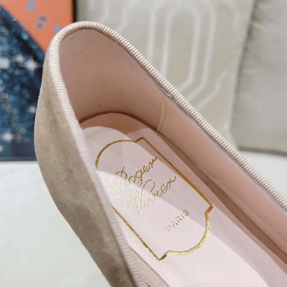 Roger Vivier Women Mini Broche Vivier Strass Buckle Babies Ballerinas - image 9