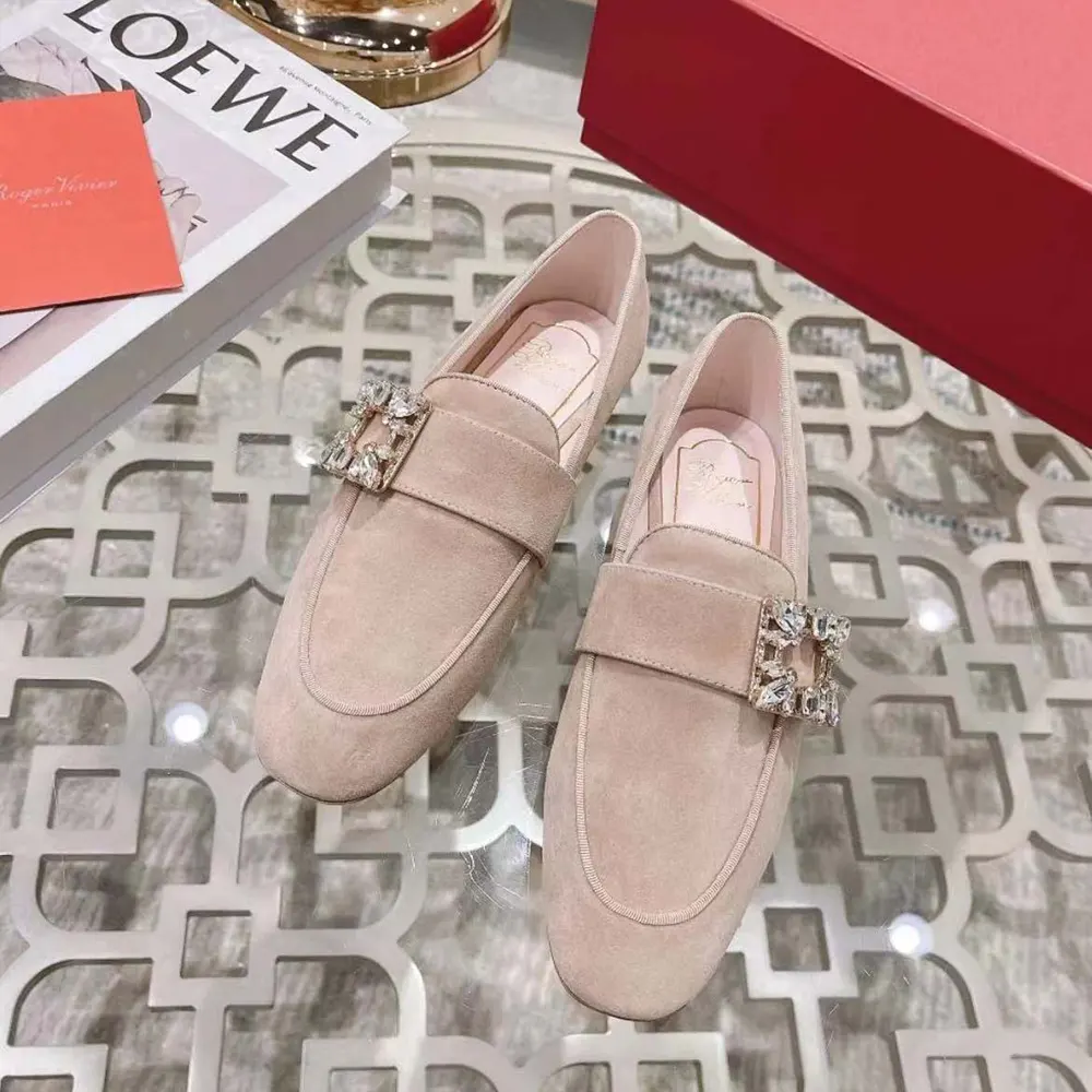 Roger Vivier Women Mini Broche Vivier Strass Buckle Babies Ballerinas - image 5