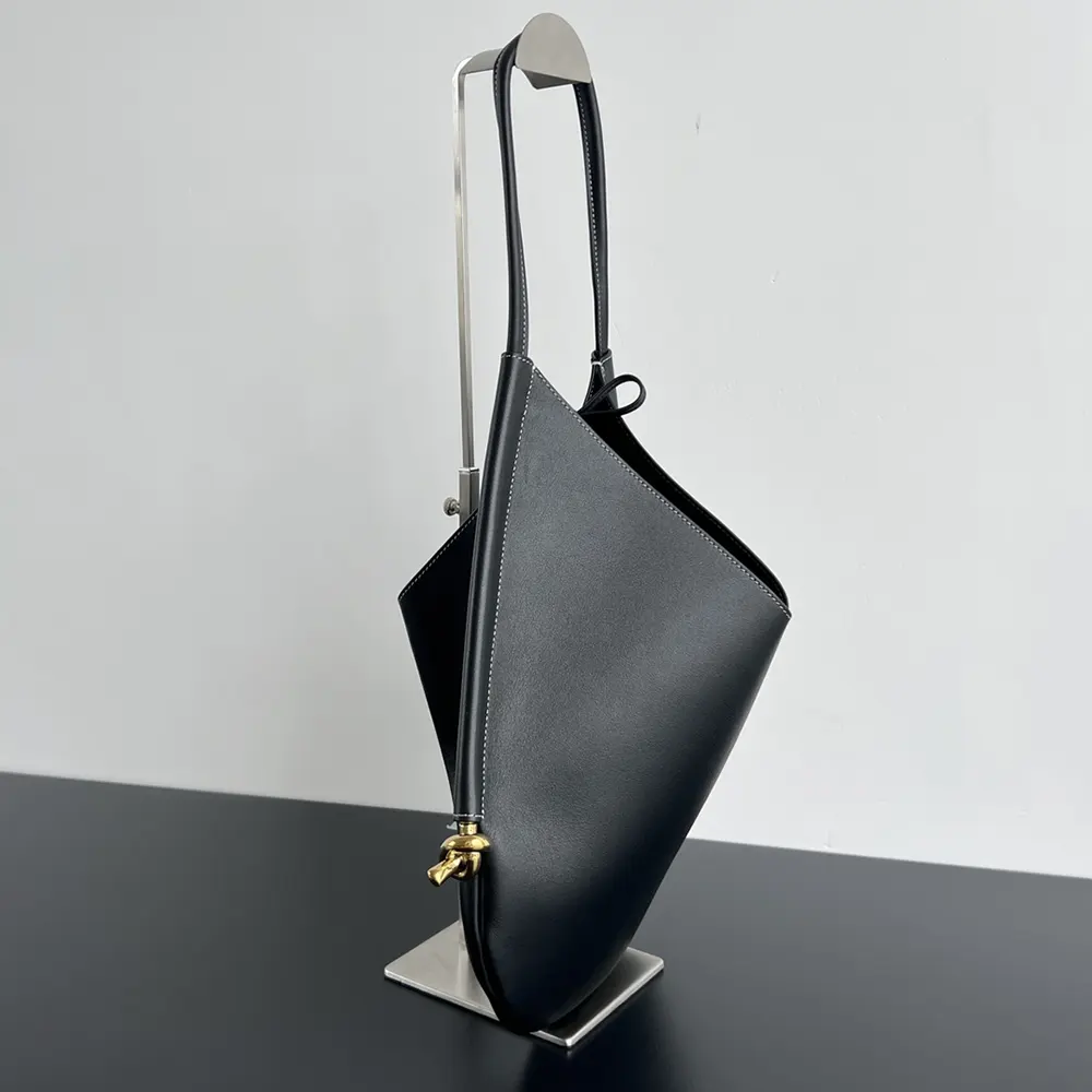 Bottega Veneta Women Small Solstice Shoulder Bag in Calf Leather with Signature Knot Details - image 4