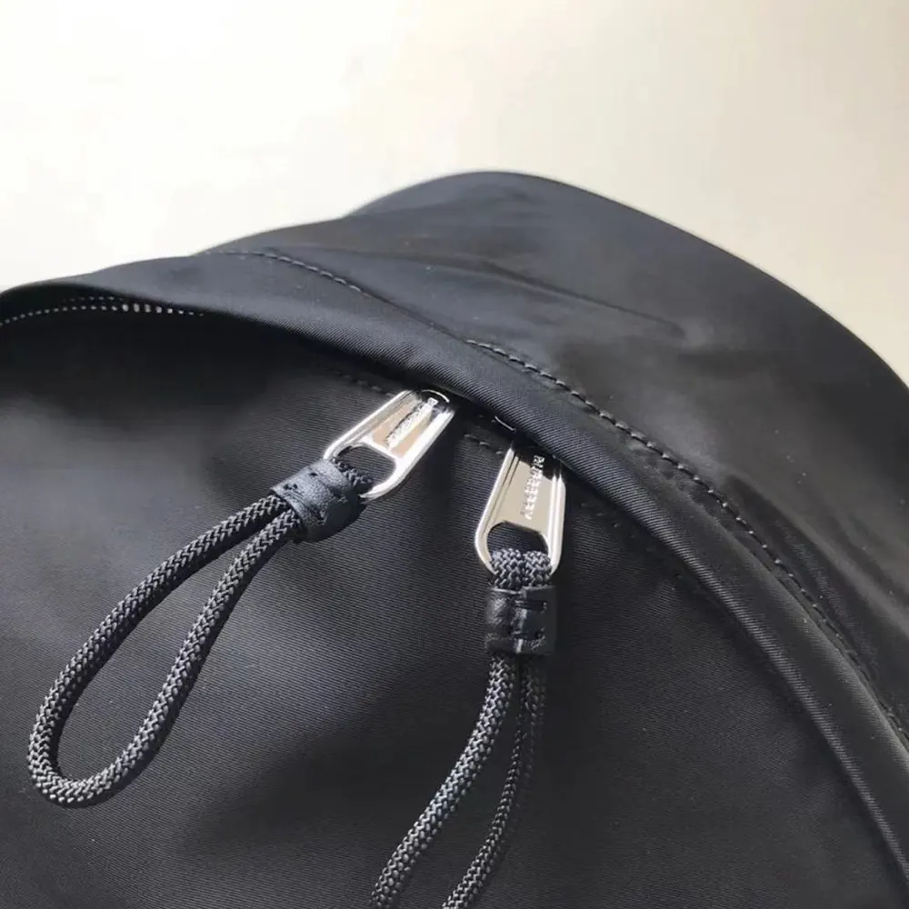 Burberry Men Logo Print ECONYL Backpack-Black - image 9