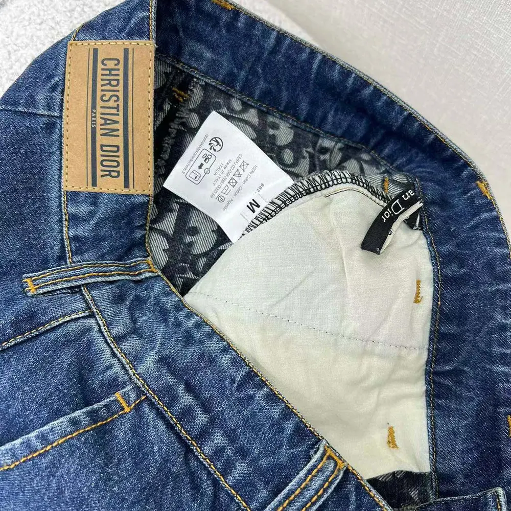 Dior Women Shorts Blue Stonewashed Cotton Denim - image 6