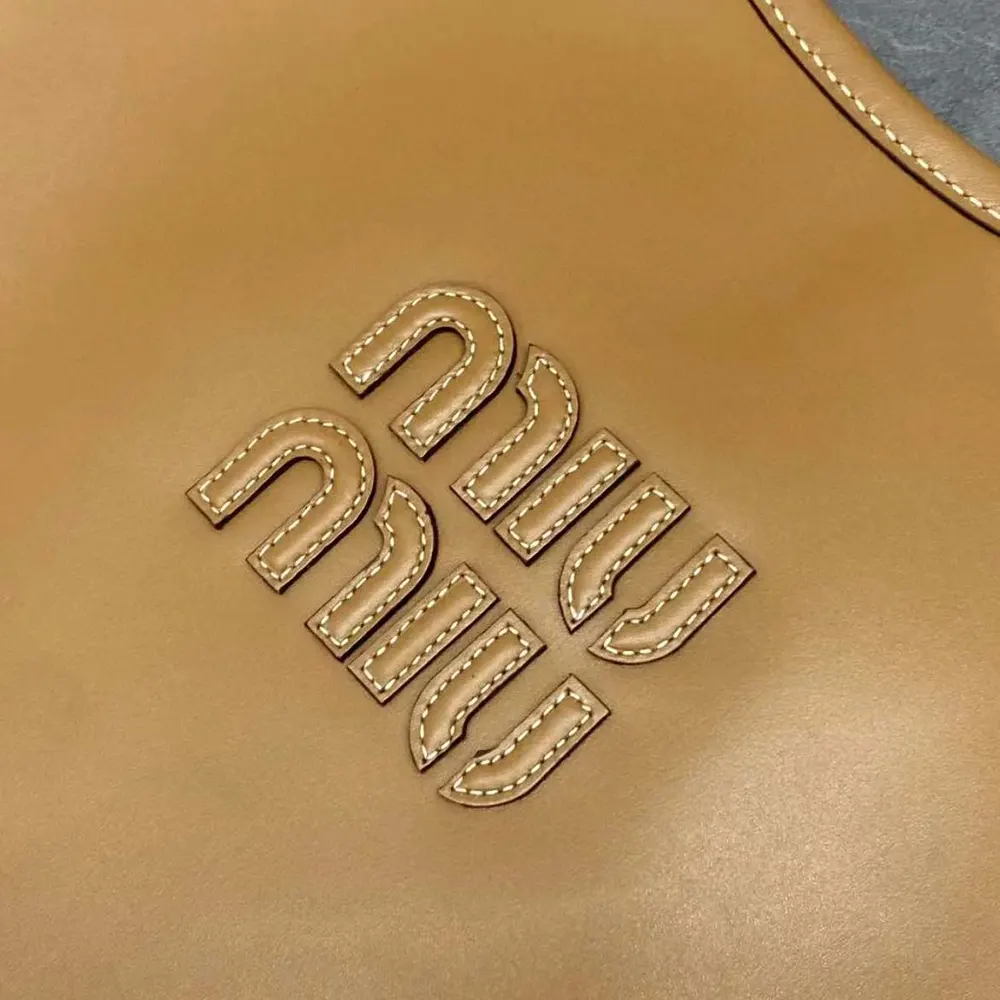 Miu Miu Women IVY Leather Bag-Brown 5BG231_2CRW_F0046_V_MLN - image 6