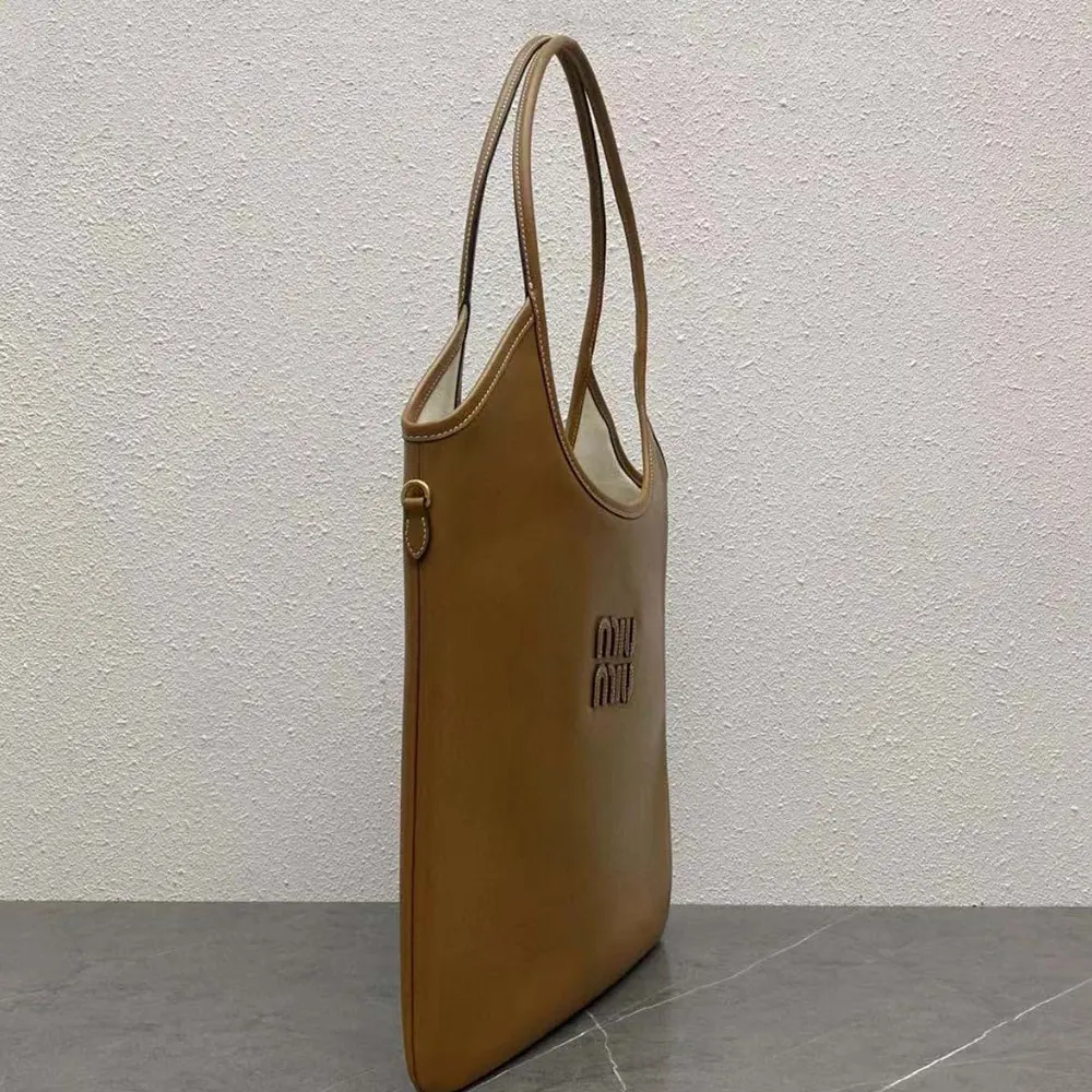 Miu Miu Women IVY Leather Bag-Brown 5BG231_2CRW_F0046_V_MLN - image 4