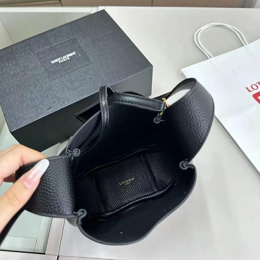 Saint Laurent YSL Women Le 5 à 7 Supple Baby in Grained Leather - image 10