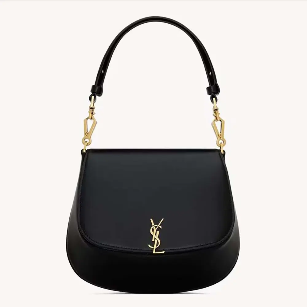 Front view of Saint Laurent YSL Women Voltaire Top Handle in Box Saint Laurent