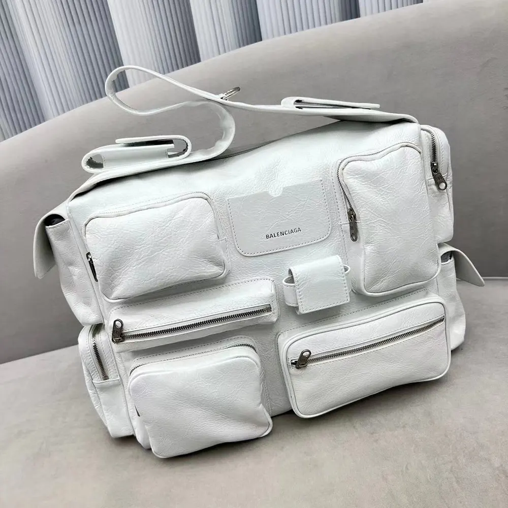 Balenciaga Women Superbusy Large Sling Bag in White - image 5