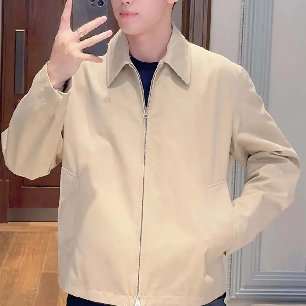 Burberry Men Gabardine Harrington Jacket - image 10