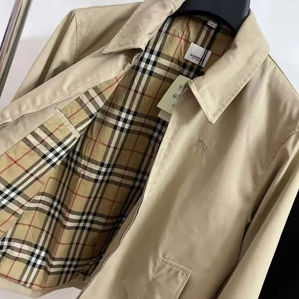 Burberry Men Gabardine Harrington Jacket - image 6