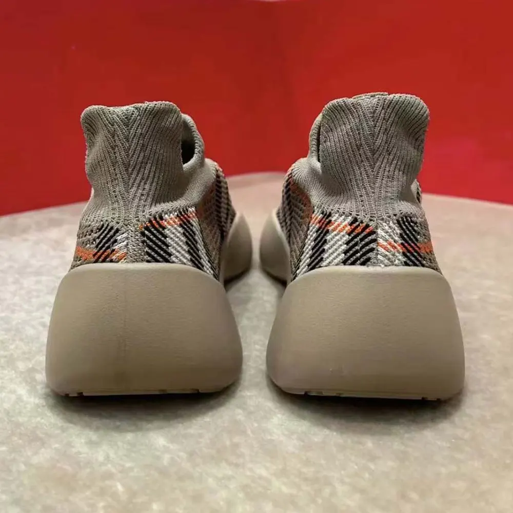 Burberry Unisex Check Knit Neptune Sneakers-Sandy - image 5