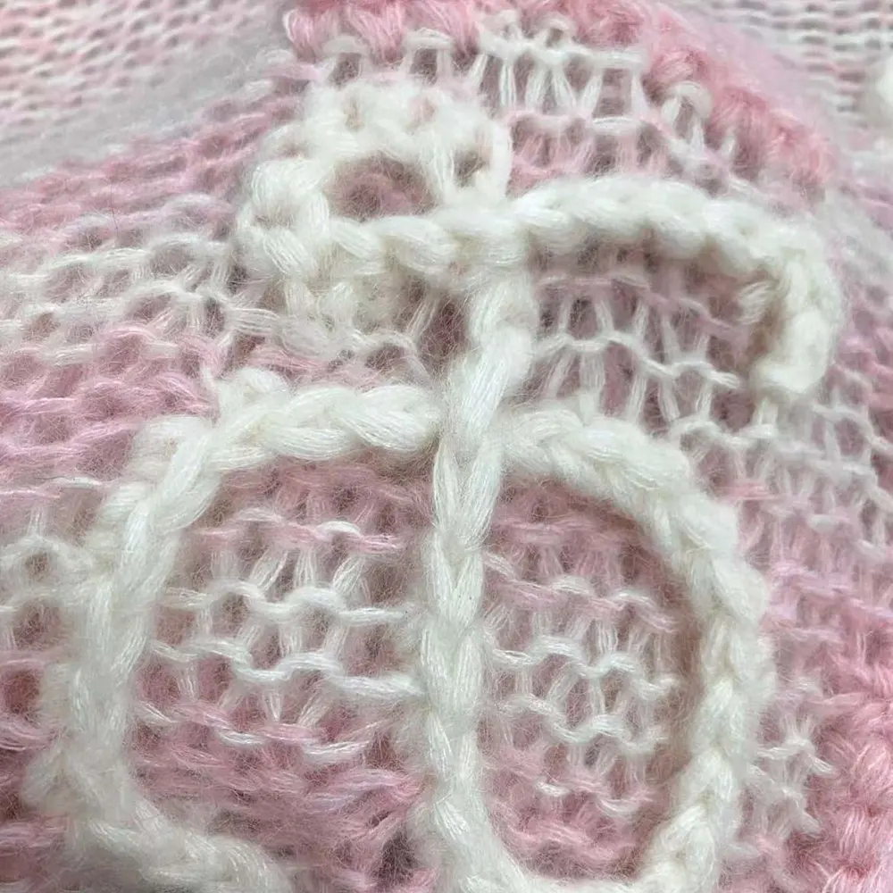 Loewe Women Anagram Sweater in Mohair-Pink - image 6